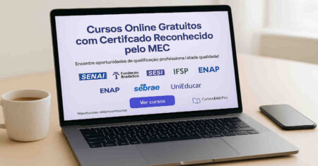 Cursos Online Gratuitos com Certificado Reconhecido pelo MEC