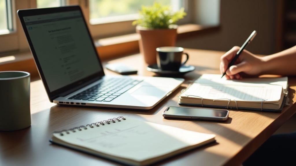 Checklist do Aluno com 5 Passos, guia do estudante iniciante para evitar desistências e garantir o aproveitamento máximo do EAD.