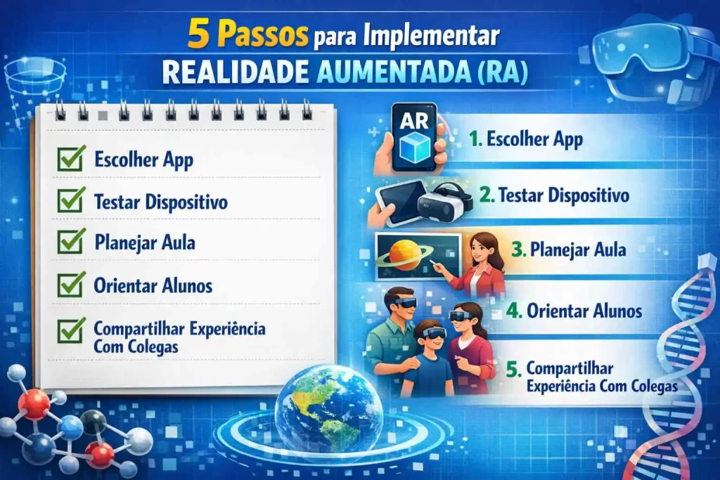 Passos para Implementar Realidade Aumentada